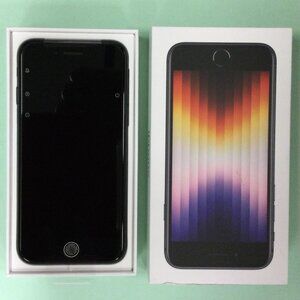 Unlocked New iPhone SE 3rd Generation 2022 Edition - Unlocked - 64GB - Black